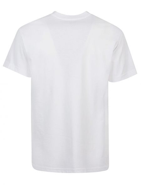 T-shirt di cotone Pleasures bianco