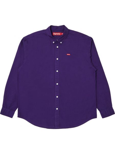 Рубашка Supreme фиолетовая