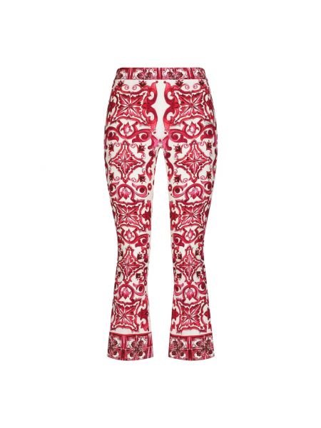 Jedwabne spodnie Dolce And Gabbana