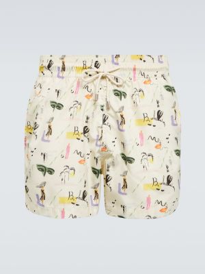 Shorts mit print Arrels Barcelona beige