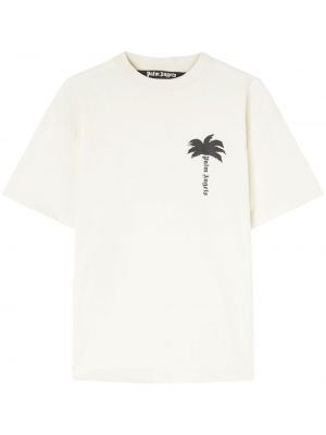 T-shirt aus baumwoll mit print Palm Angels