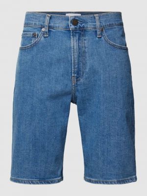 Szorty jeansowe slim fit z kieszeniami Ck Calvin Klein niebieskie