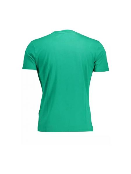 T-shirt mit stickerei aus baumwoll La Martina grün