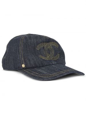 Șapcă Chanel Pre-owned albastru