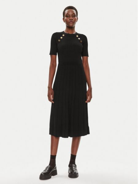 Плетена рокля Michael Michael Kors черно