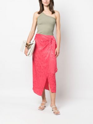 Žakárové sukně Msgm růžové