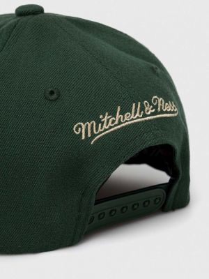 Șapcă de lână Mitchell&ness verde