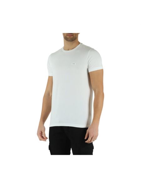Koszulka slim fit Calvin Klein biała