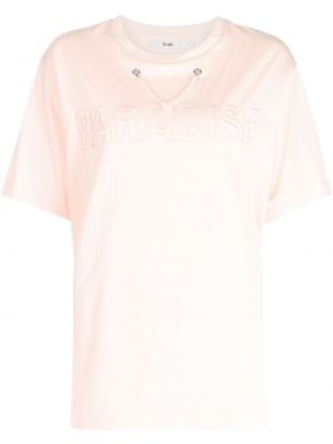 Koszulka bawełniana B+ab różowa
