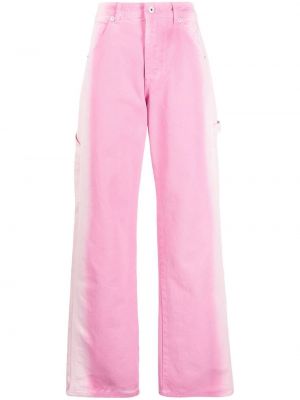Панталон с градиентным принтом Heron Preston розово