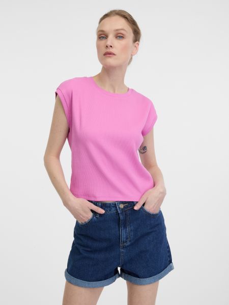 Μπλούζα με κοντό μανίκι Orsay ροζ