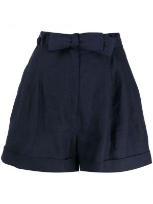 Leinen shorts Casa Raki blau