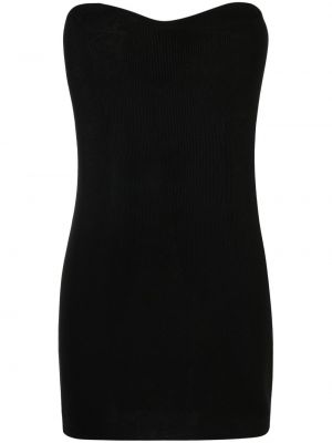 Pletené mini šaty St. Agni černé