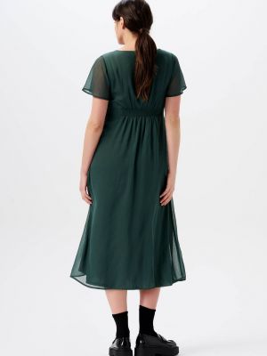 Меланжевое платье Noppies зеленое