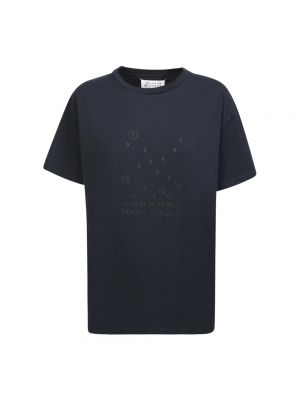 T-shirt en coton Maison Margiela noir