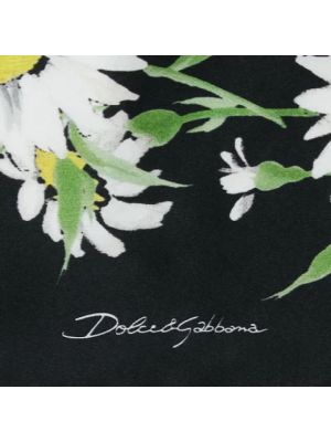 Jedwabna szal Dolce & Gabbana Pre-owned czarna