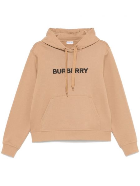 Puuvilla huppari Burberry ruskea