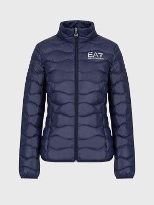 Синяя демисезонная куртка Ea7