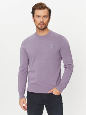 Пуловер Boss виолетово