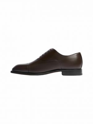 Элегантные туфли на шнуровке Scarosso коричневые