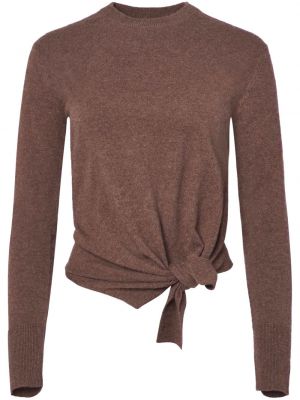 Sweter z kaszmiru Altuzarra brązowy