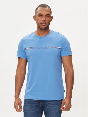 T-shirt à rayures Tommy Hilfiger bleu