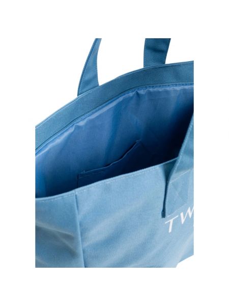 Bolso shopper Twinset azul