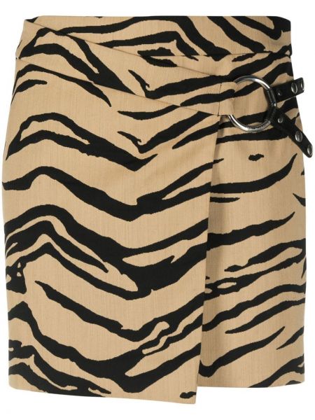Minirock mit print mit zebra-muster Stella Mccartney