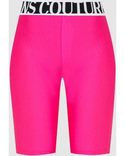 Спортивні шорти з логотипом Versace Jeans Couture, рожеві