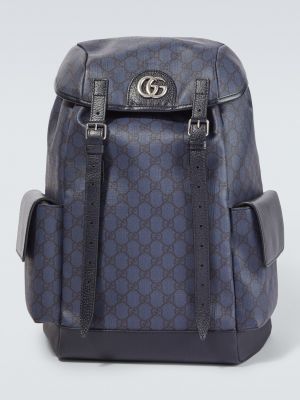 Кожаный рюкзак Gucci синий