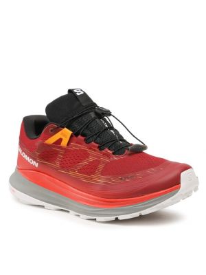 Chaussures de ville Salomon rouge