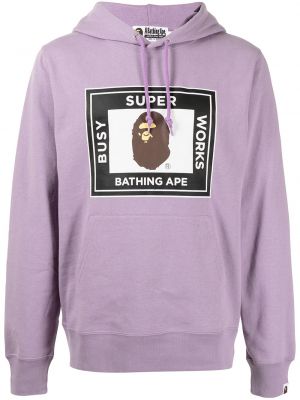 Jersey con capucha A Bathing Ape® violeta