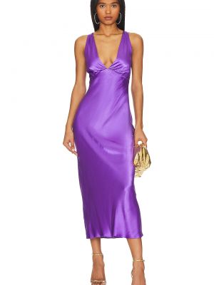 Платье миди Shona Joy Lana Plunged Cross Back фиолетовый