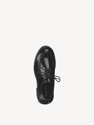 Ботинки на шнуровке Tamaris черные