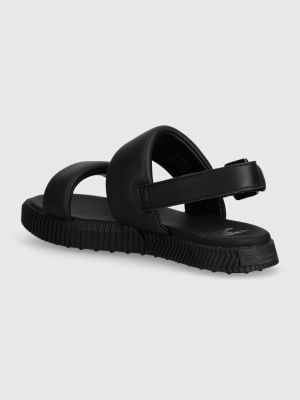 Kožené sandály Sorel černé