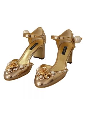Sandały z kryształkami Dolce And Gabbana