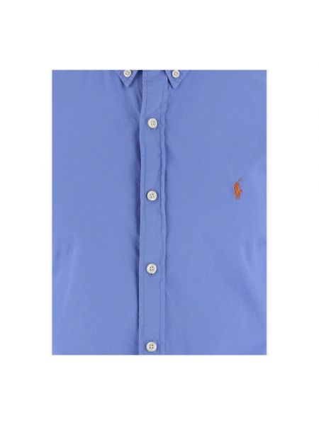 Camisa con bordado ajustada de algodón Polo Ralph Lauren