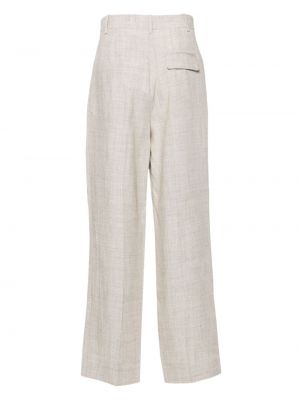 Pantalon plissé Róhe gris