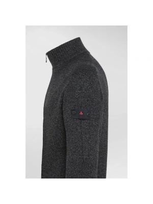Jersey cuello alto de lana con cuello alto de tela jersey Peuterey