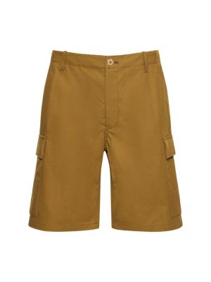Shorts cargo en coton Kenzo Paris kaki