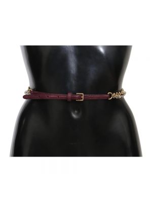 Cinturón con tachuelas Dolce & Gabbana violeta