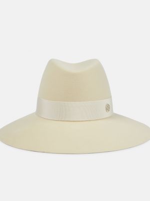 Фетровая шляпа Maison Michel бежевая