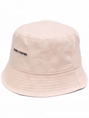 Cappello ricamato Daily Paper rosa