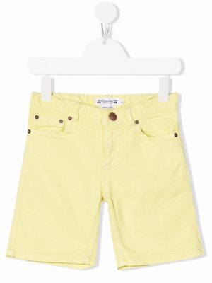 Shorts di jeans Bonpoint giallo