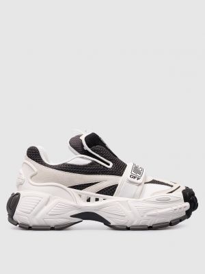 Білі кросівки без шнурівки Off-white