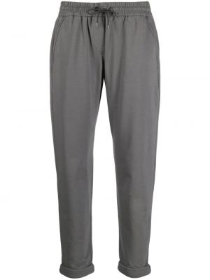 Pantaloni in jersey Brunello Cucinelli grigio