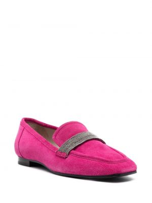 Slip-on seemisnahksed kingad Fabiana Filippi roosa