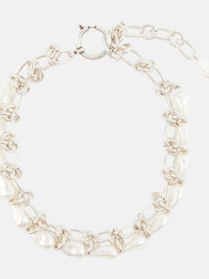 Přívěsek s perlami Isabel Marant stříbrný