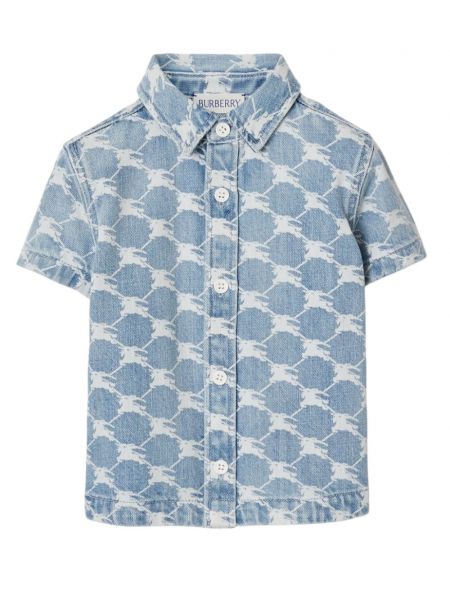 T-shirt for piger Burberry Kids blå