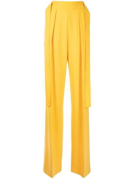 Pantalones bootcut de crepé Proenza Schouler amarillo